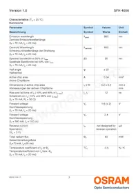 SFH 4056-NQ Datasheet Page 3