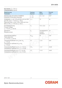 SFH 4059-Z Datenblatt Seite 3