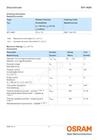 SFH 4680-Z Datasheet Page 2