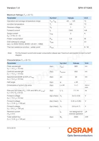 SFH 4715AS-EA Datasheet Page 2