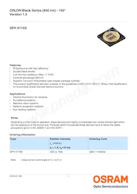 SFH 4716S Datasheet Cover