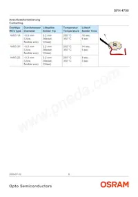 SFH 4750 데이터 시트 페이지 6