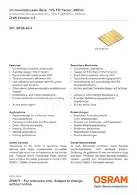 SPL BF98-40-5 (971 +/-2NM) Datasheet Cover