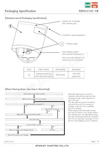 TDN1111C-TR Datasheet Page 14