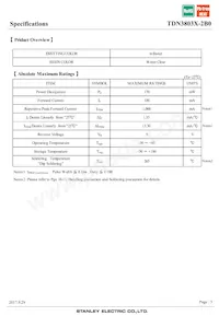 TDN3803X-2B0 Datasheet Page 3