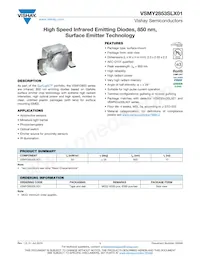 VSMY2853SLX01 데이터 시트 표지