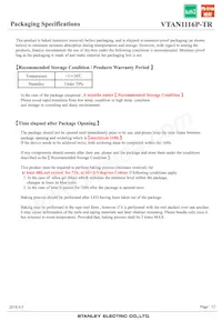 VTAN1116P-TR Datasheet Page 12