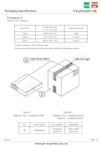 VTAN1116P-TR Datasheet Page 14