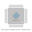 RPI USB-C POWER SUPPLY WHITE AUS