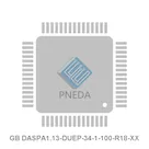 GB DASPA1.13-DUEP-34-1-100-R18-XX