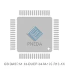 GB DASPA1.13-DUEP-34-M-100-R18-XX