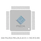 GW PSLR32.PM-LRLS-A131-1-150-R18-MC