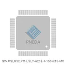 GW PSLR32.PM-LSLT-A232-1-150-R18-MC