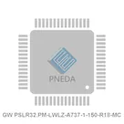 GW PSLR32.PM-LWLZ-A737-1-150-R18-MC